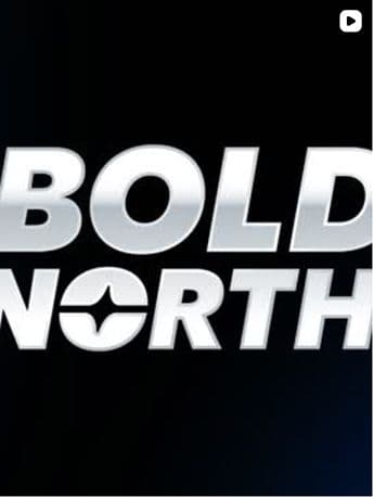 Text logo reading "BOLD NORTH" in bold white uppercase letters on a black background, with a star symbol inside the letter "O" in "NORTH".